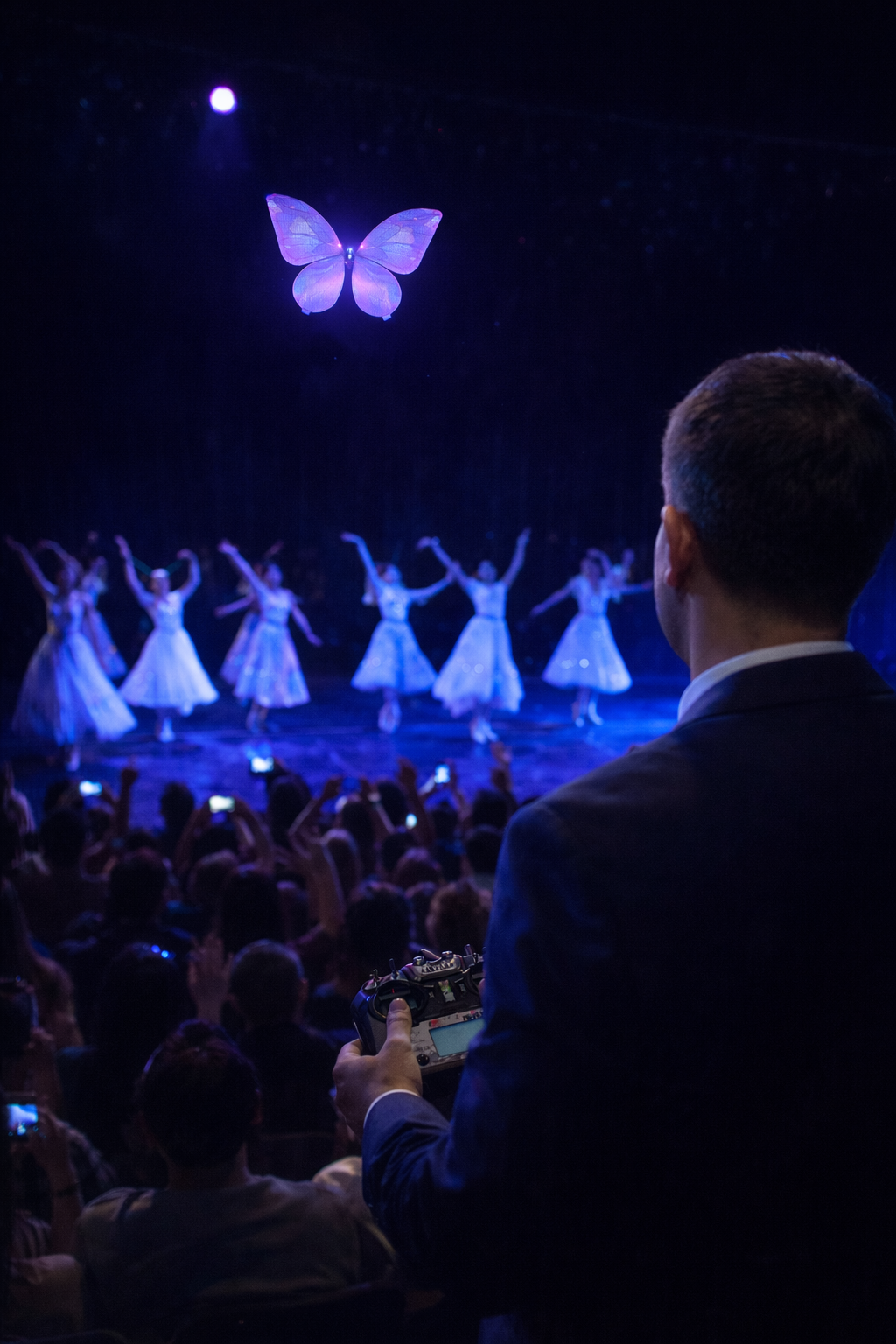 NEVIY Handcrafted Bionic Butterfly with Remote Control - Realistic Flying Butterfly