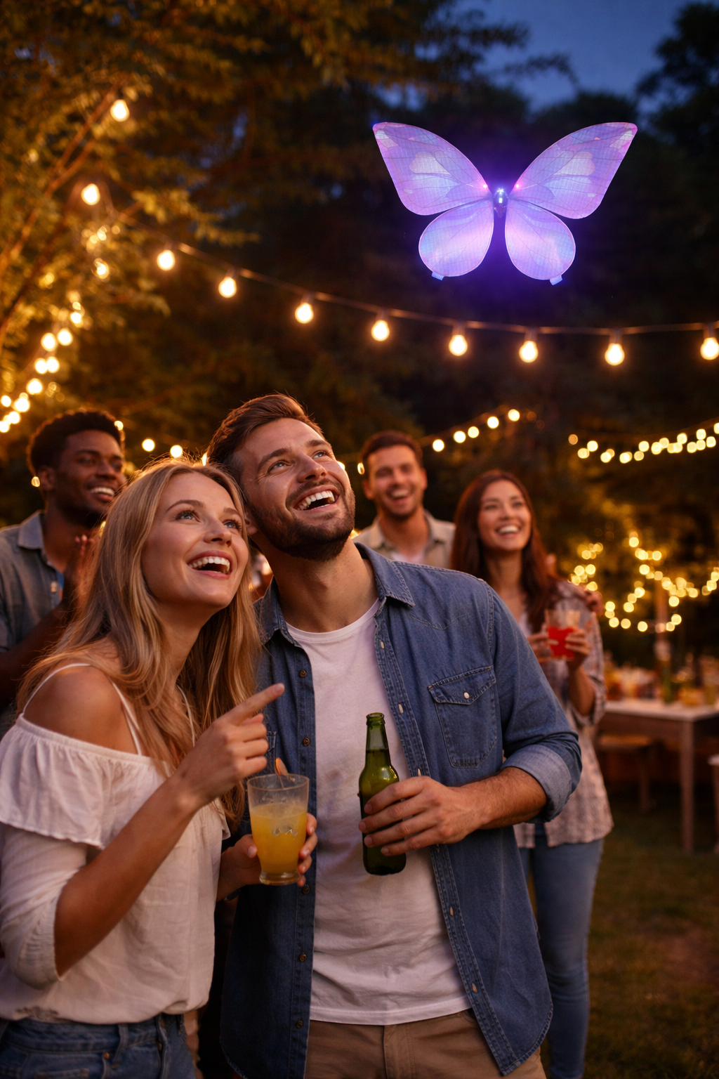 NEVIY Handcrafted Bionic Butterfly with Remote Control - Realistic Flying Butterfly